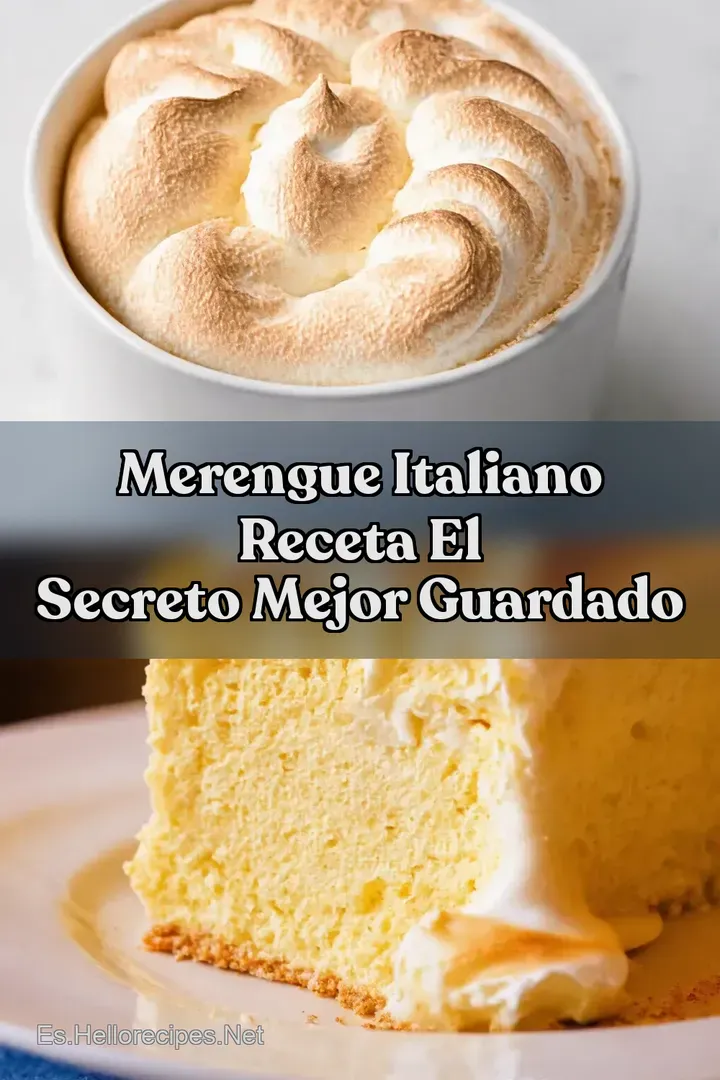 Merengue Italiano Receta El Secreto Mejor Guardado