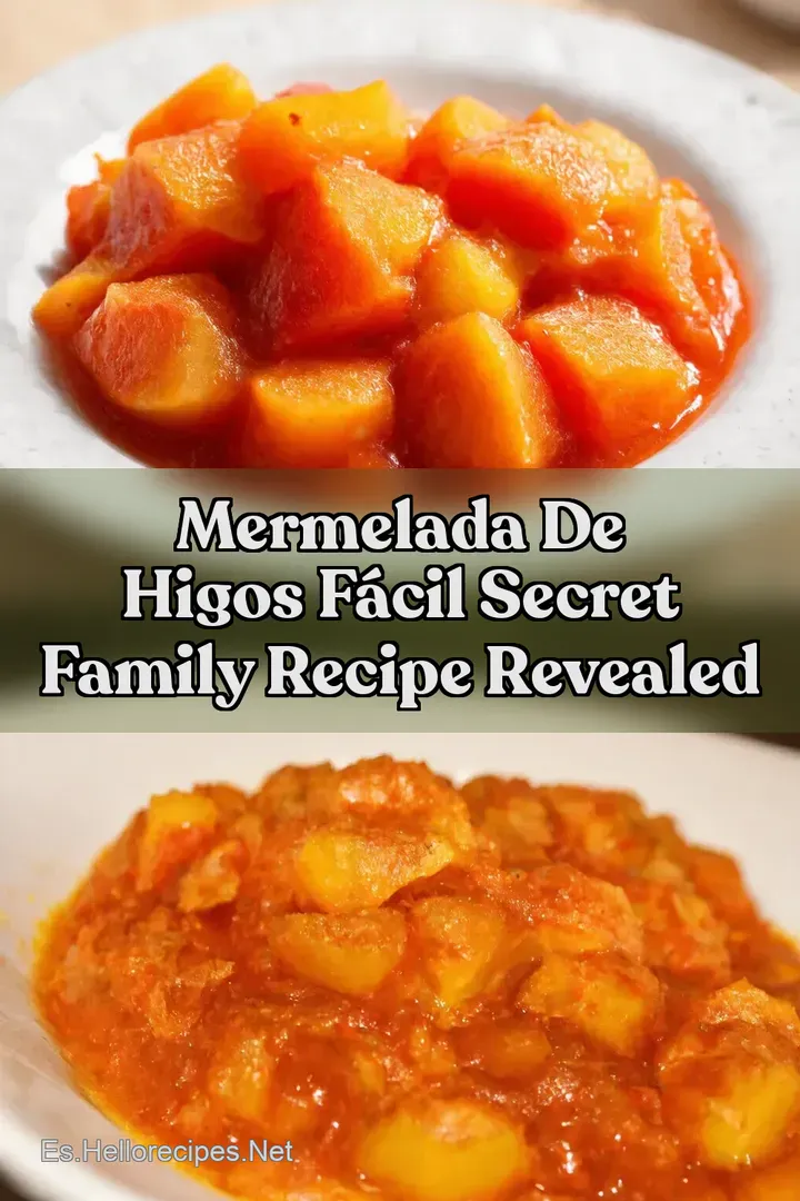 Mermelada de Higos F&Aacute;CIL Secret Family Recipe Revealed
