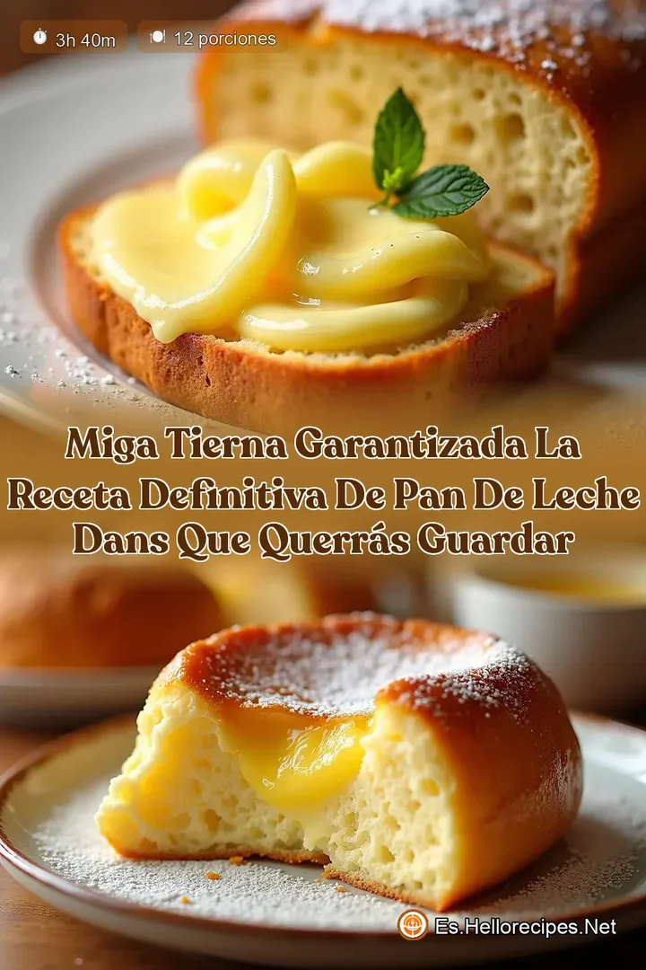 Miga Tierna Garantizada La Receta Definitiva de Pan De Leche Dans Que Querr&aacute;s Guardar