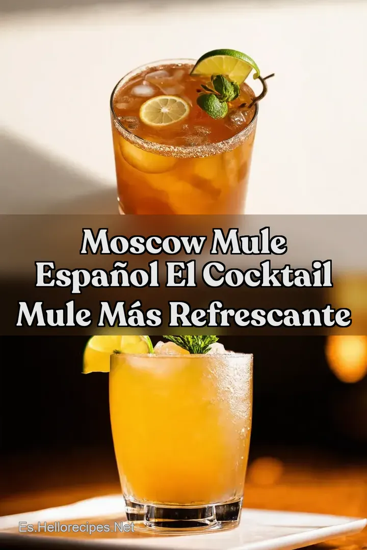 Moscow Mule Espa&ntilde;ol El Cocktail Mule M&aacute;s Refrescante