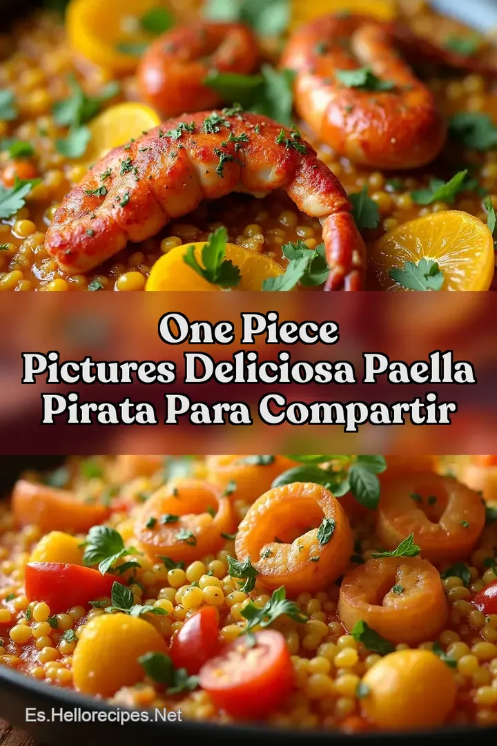 One Piece Pictures Deliciosa Paella Pirata para Compartir