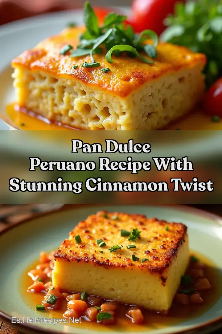 Pan Dulce Peruano Recipe with Stunning Cinnamon Twist