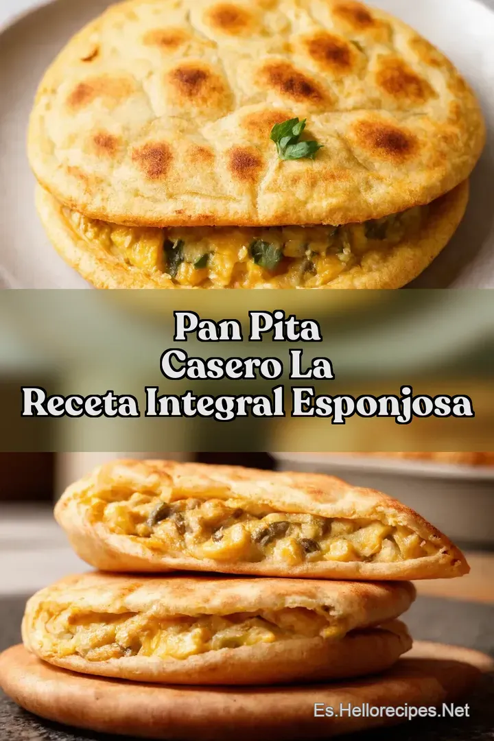 Pan pita casero La Receta Integral Esponjosa