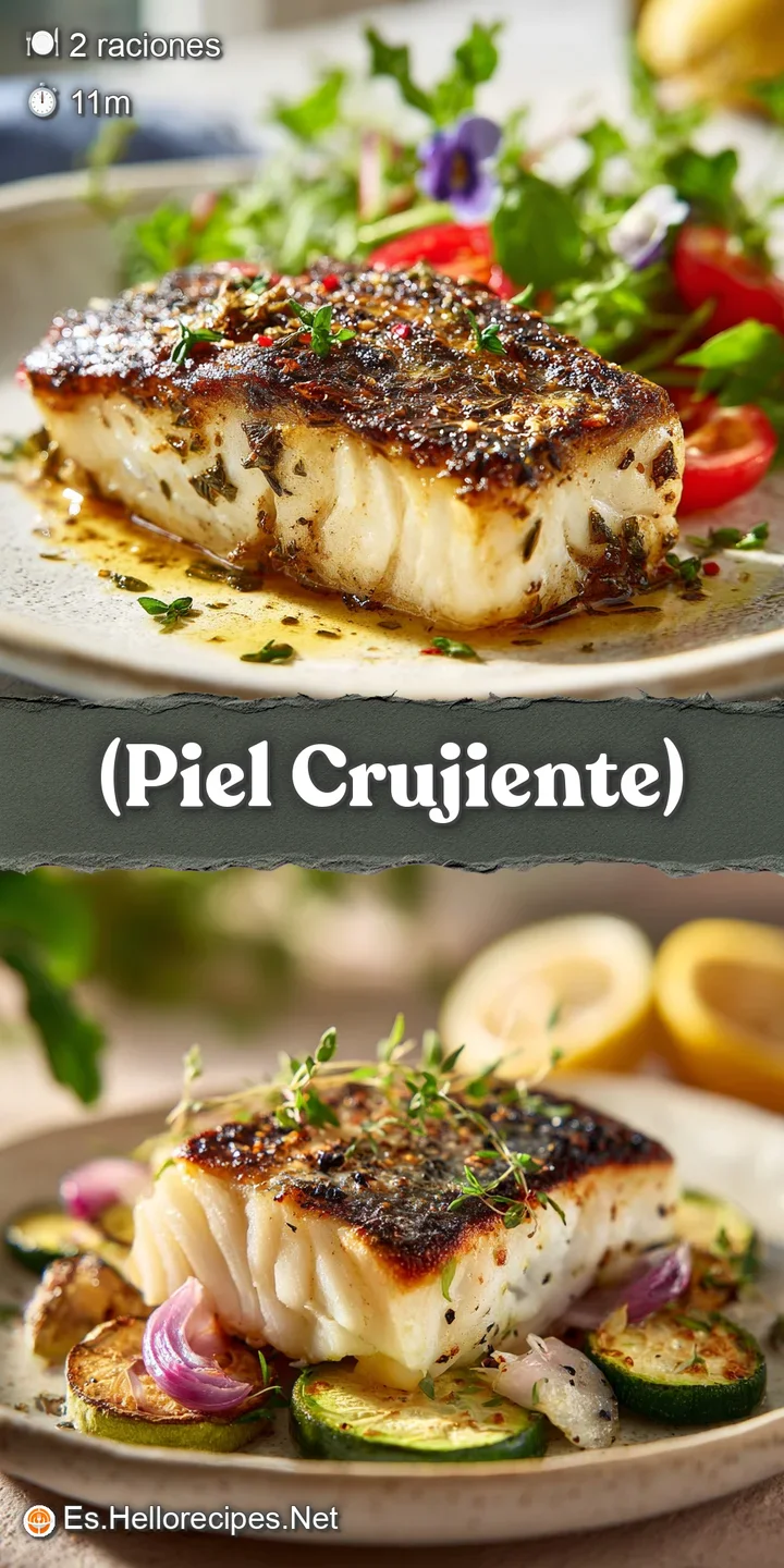 Close-up of tender, moist white fish, glistening with olive oil and flecked with herbs. Inviting and fresh from the pan.