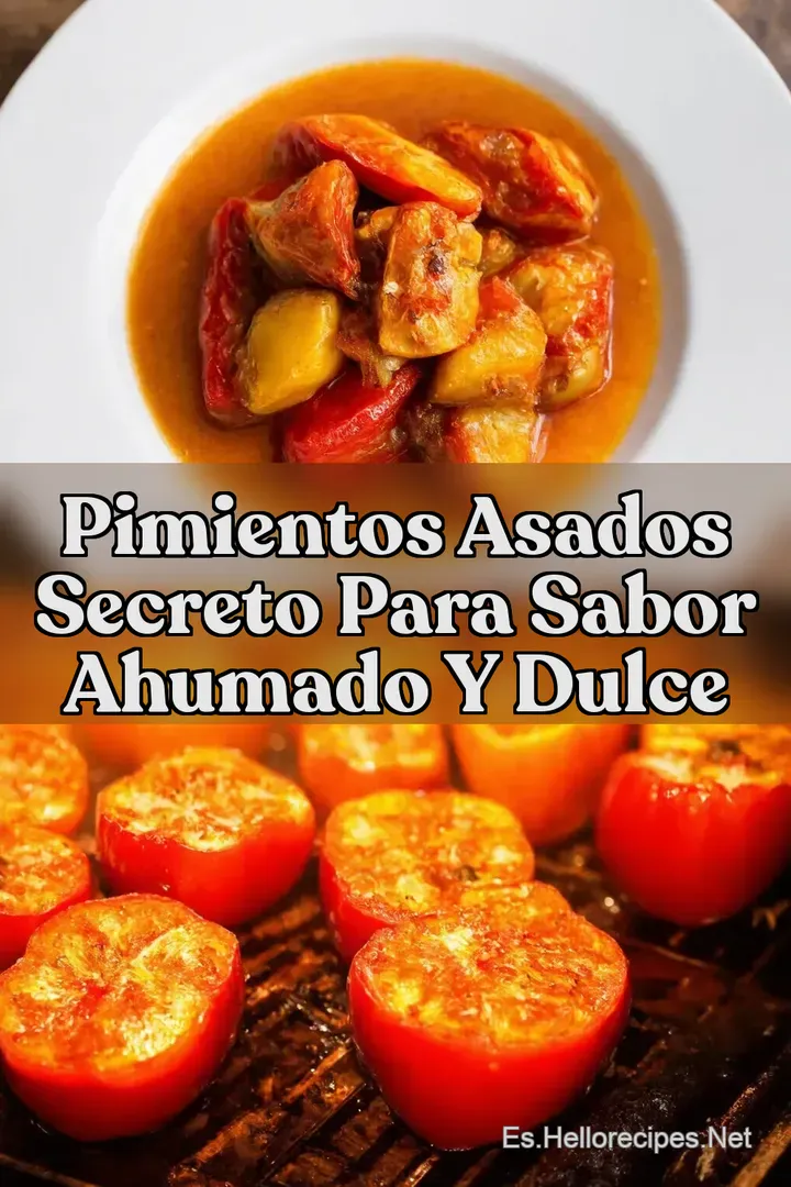 Pimientos Asados Secreto para Sabor Ahumado y Dulce