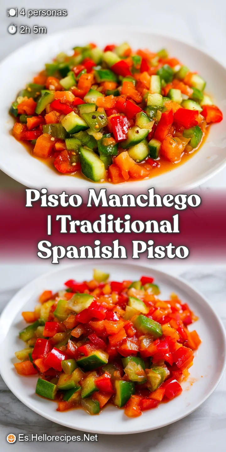 Primer plano de trozos tiernos de pimiento y calabac&iacute;n ba&ntilde;ados en salsa de tomate espesa, brillante y humeante.