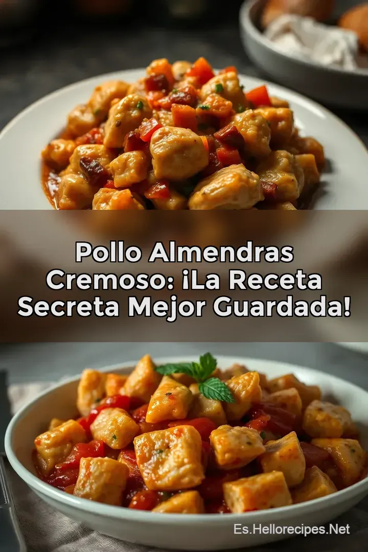 Pollo Almendras Cremoso: &iexcl;La Receta Secreta Mejor Guardada!
