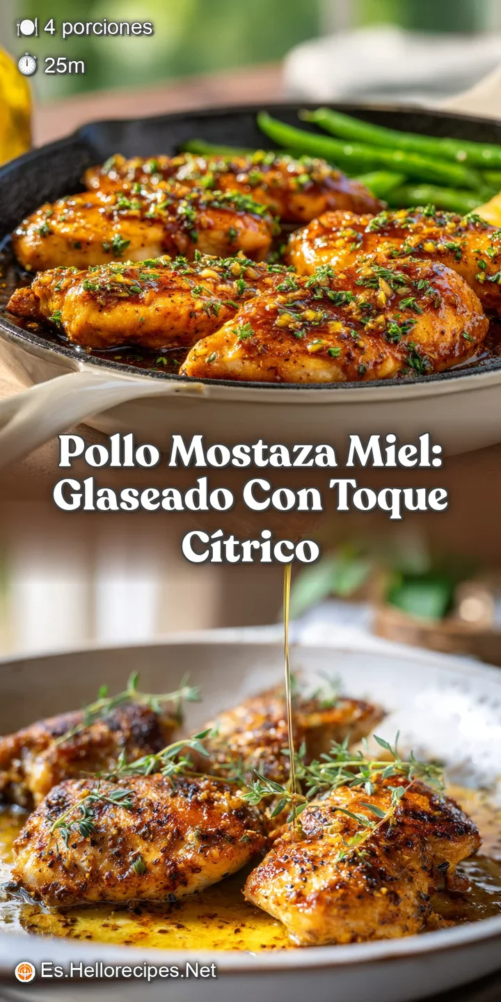 Close-up of baked chicken with bubbling honey mustard glaze. Visually appealing, textured, and showcasing the appealing cr...