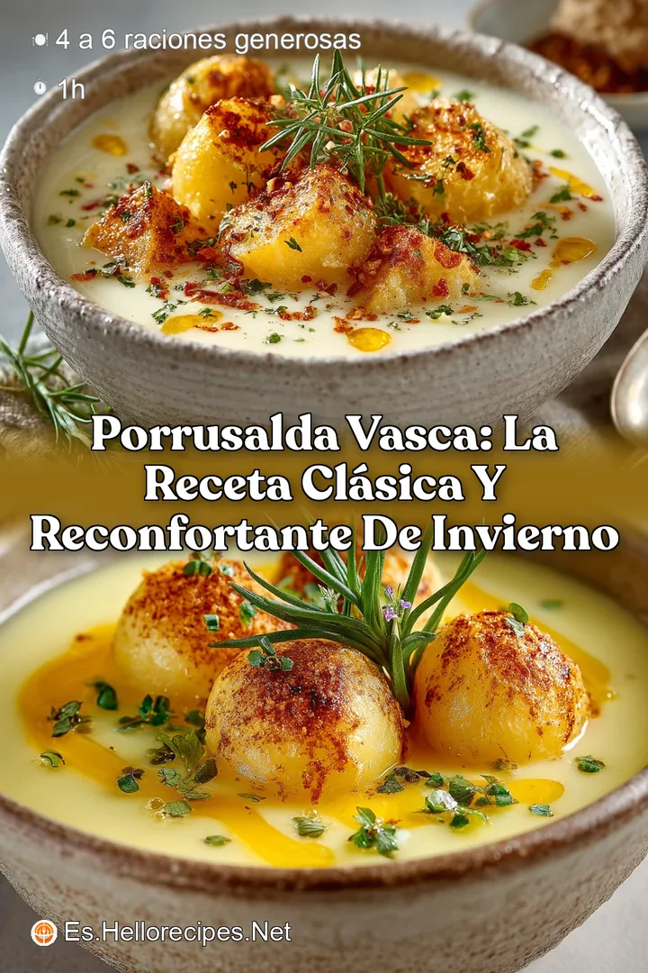Porrusalda Vasca: La Receta Cl&aacute;sica y Reconfortante de Invierno