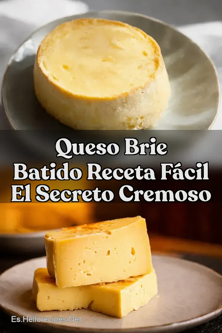 Queso Brie Batido Receta F&aacute;cil El Secreto Cremoso