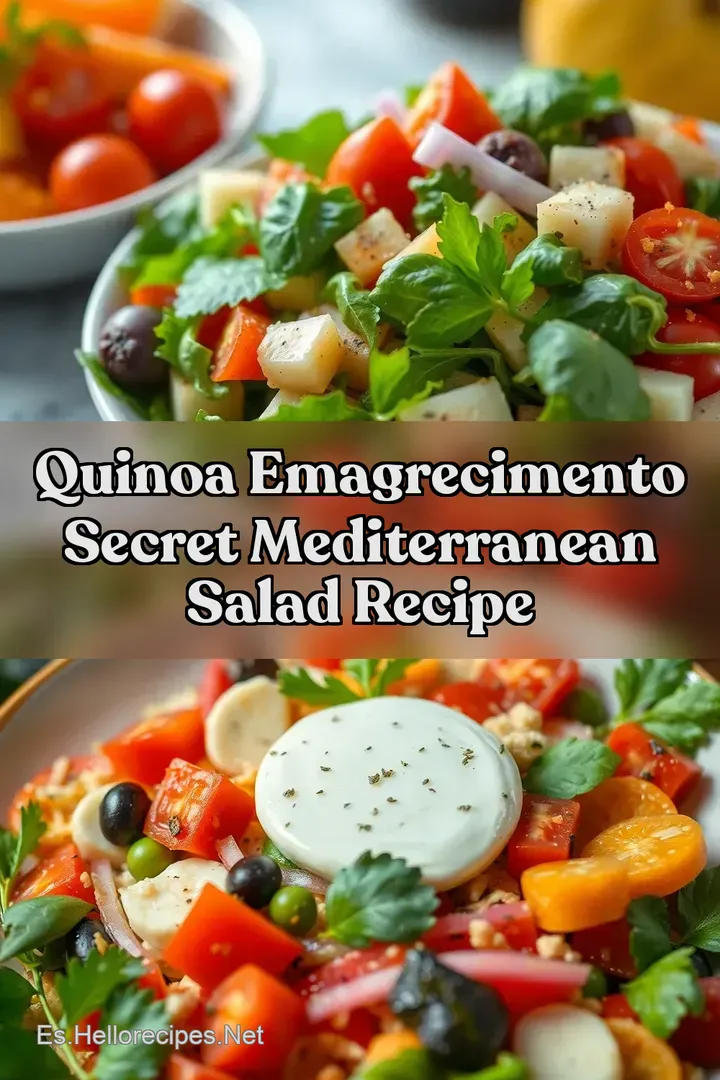 Quinoa Emagrecimento Secret Mediterranean Salad Recipe