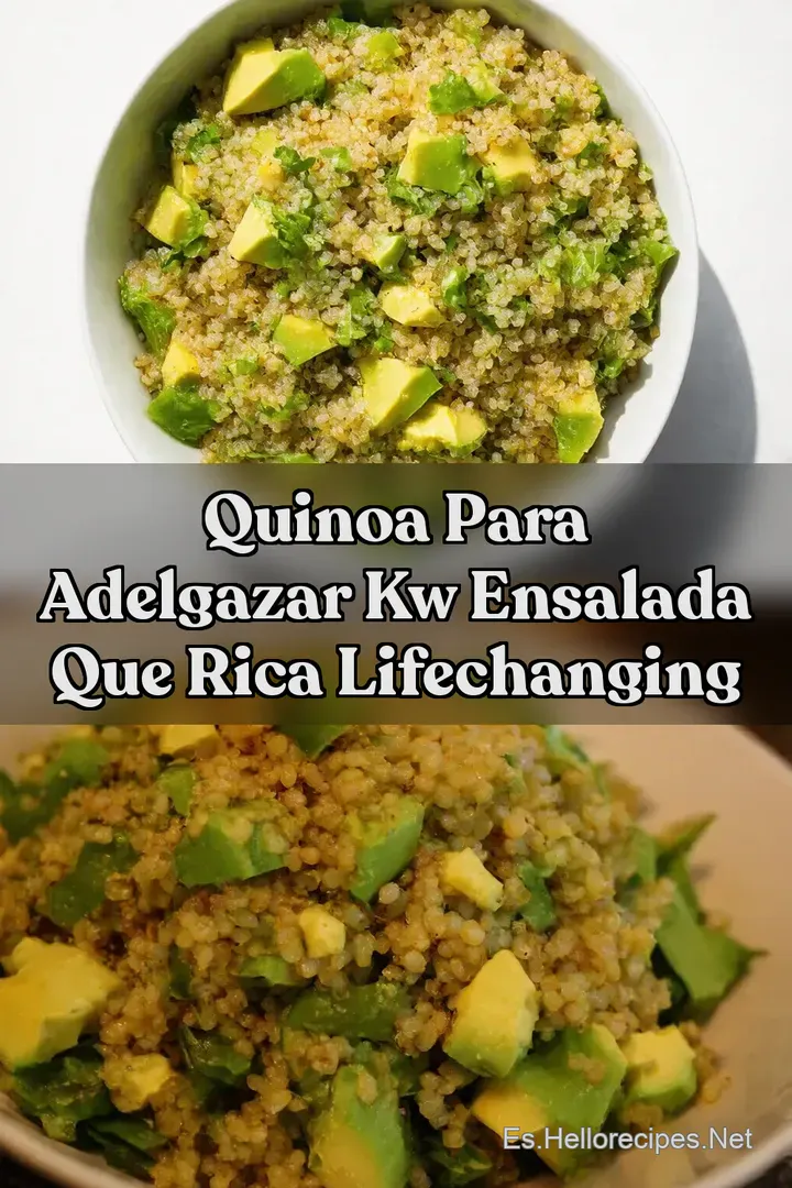 Quinoa Para Adelgazar kw Ensalada Que Rica LifeChanging