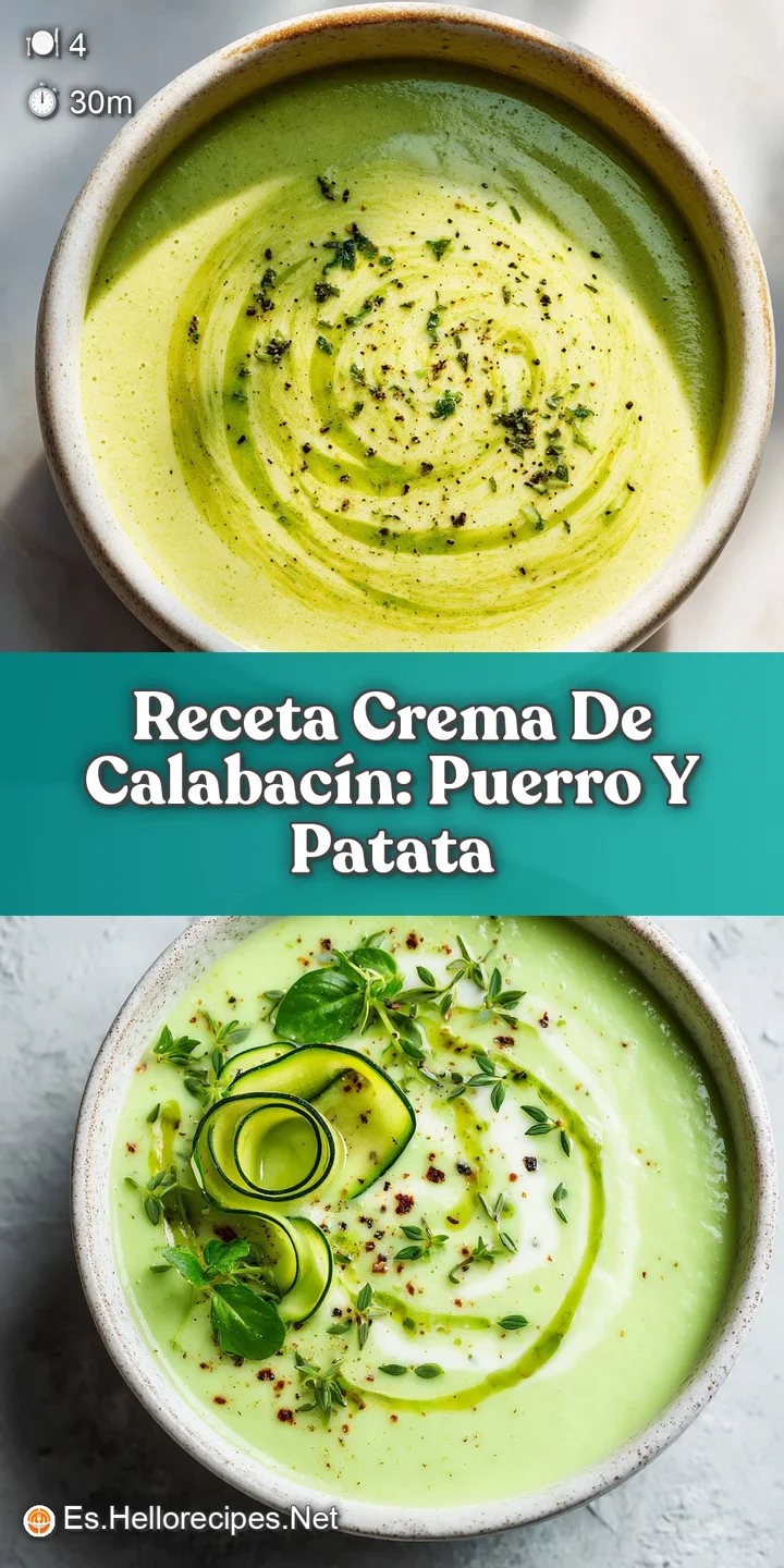 Close-up of velvety smooth zucchini soup, highlighting its pale green hue and delicate chive garnish. Steaming and utterly...