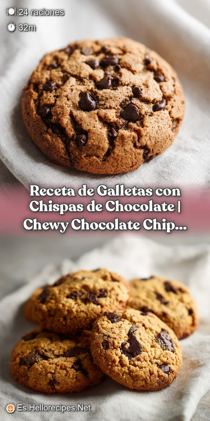 Close-up of a chewy chocolate chip cookie, showcasing gooey melted chocolate chips.