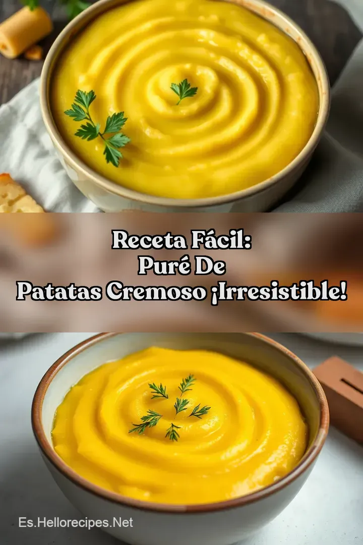 Receta F&aacute;cil: Pur&eacute; de Patatas Cremoso &iexcl;Irresistible!