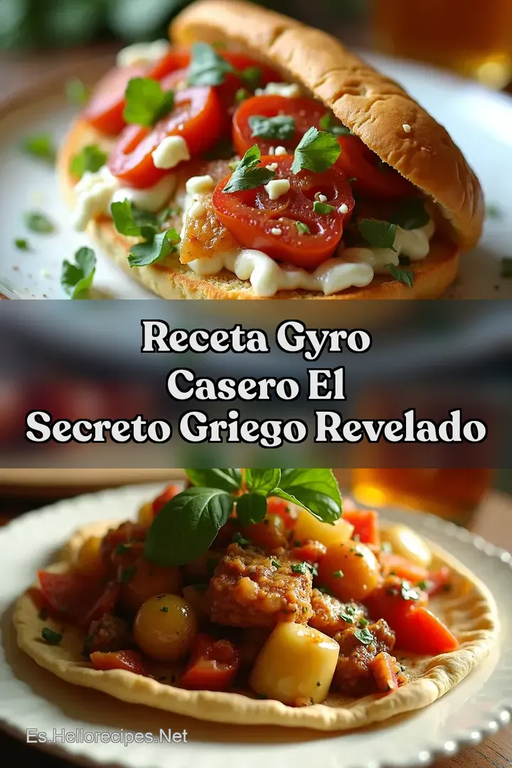 Receta Gyro Casero El Secreto Griego Revelado