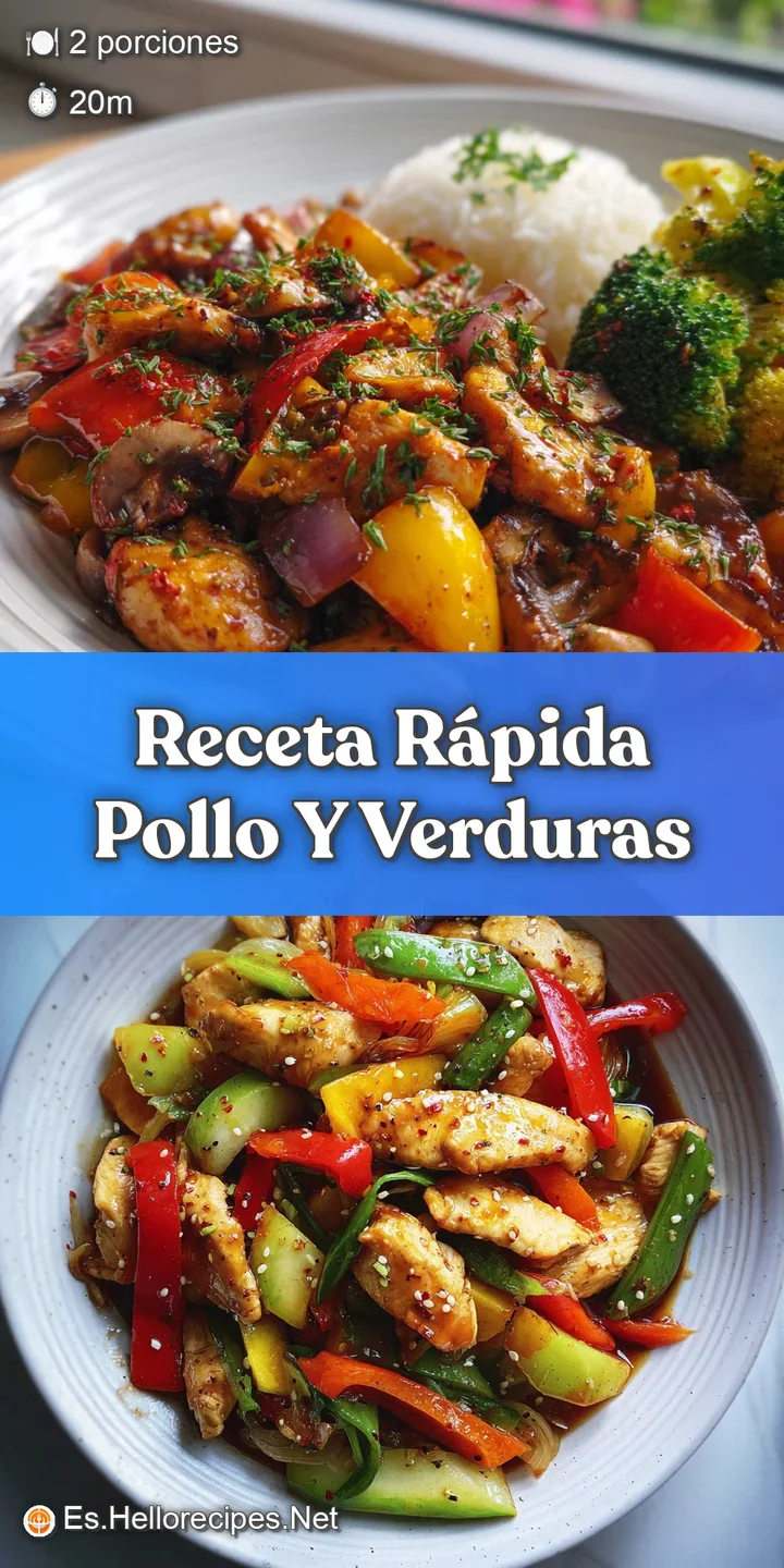 A close-up view reveals succulent chicken pieces nestled amongst colorful, fresh vegetables, coated in a glistening, flavo...