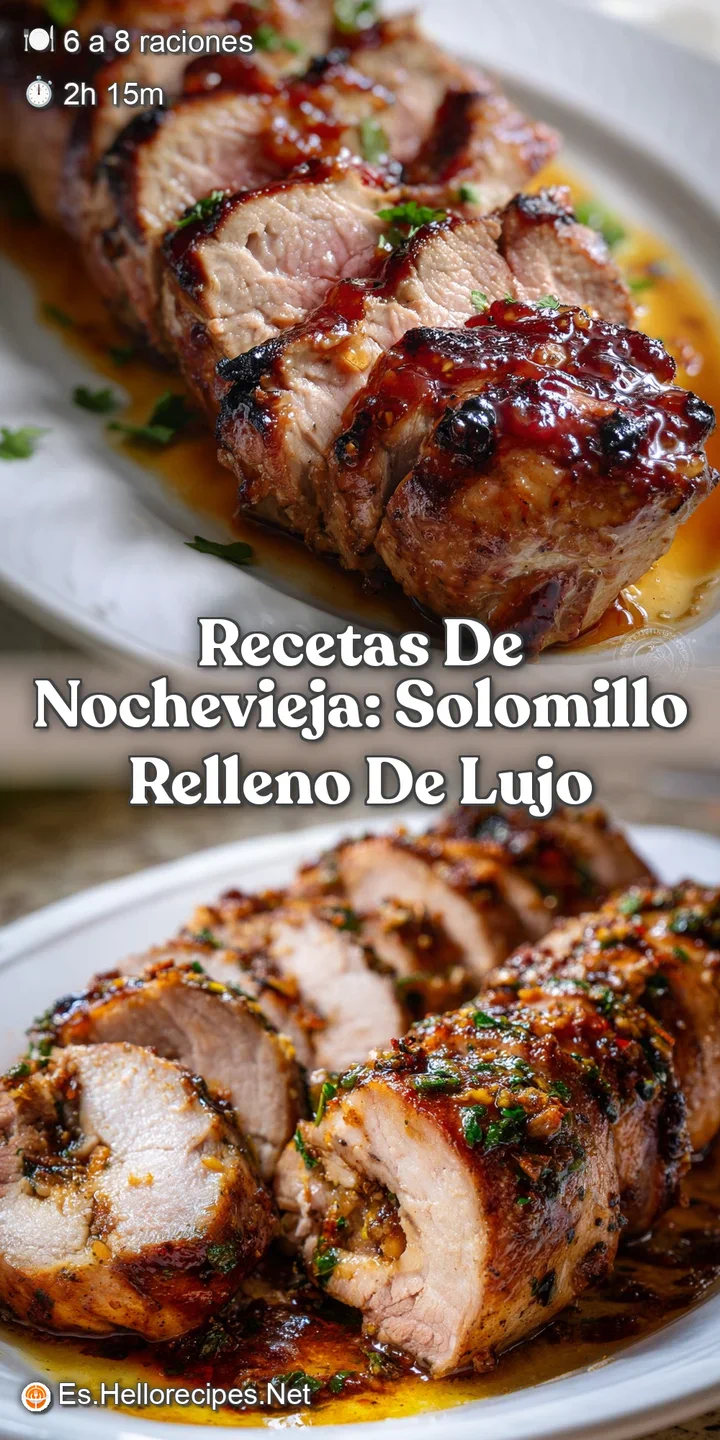 Recetas de Nochevieja: Solomillo Relleno de Lujo