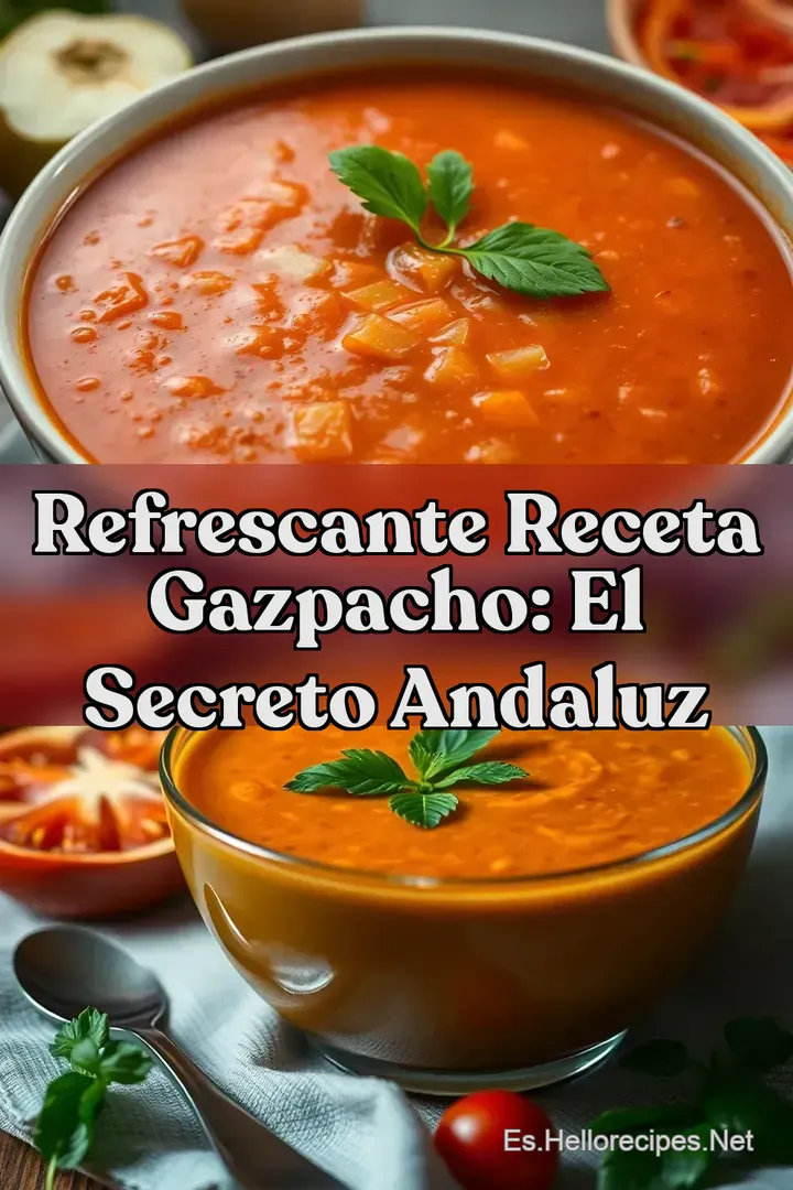 Refrescante Receta Gazpacho: El Secreto Andaluz