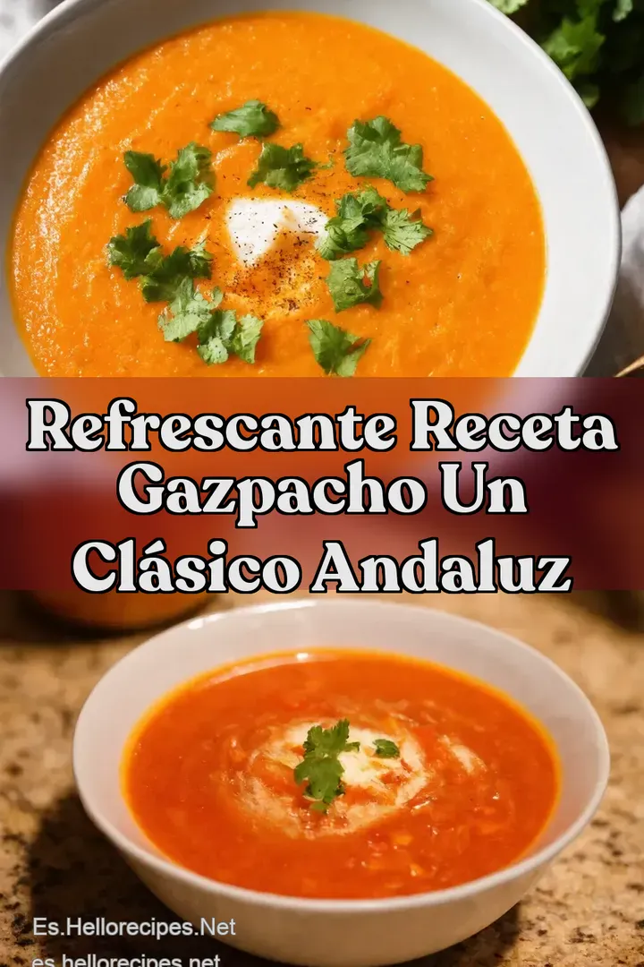 Refrescante Receta Gazpacho Un Cl&aacute;sico Andaluz