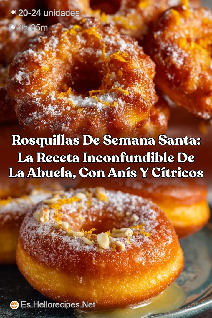 Rosquillas de Semana Santa: La receta inconfundible de la abuela con an&iacute;s y c&iacute;tricos