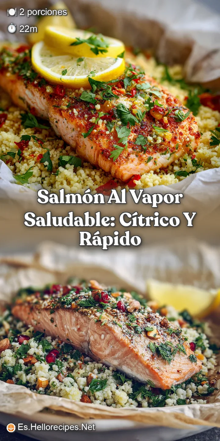 Close-up shot of delicate, tender steamed salmon, its surface shimmering with moisture, showcasing its silky, melt-in-your...