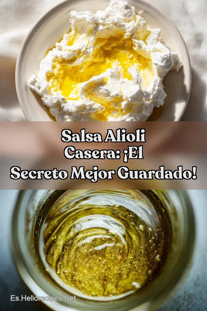 Salsa Alioli Casera: &iexcl;El Secreto Mejor Guardado!