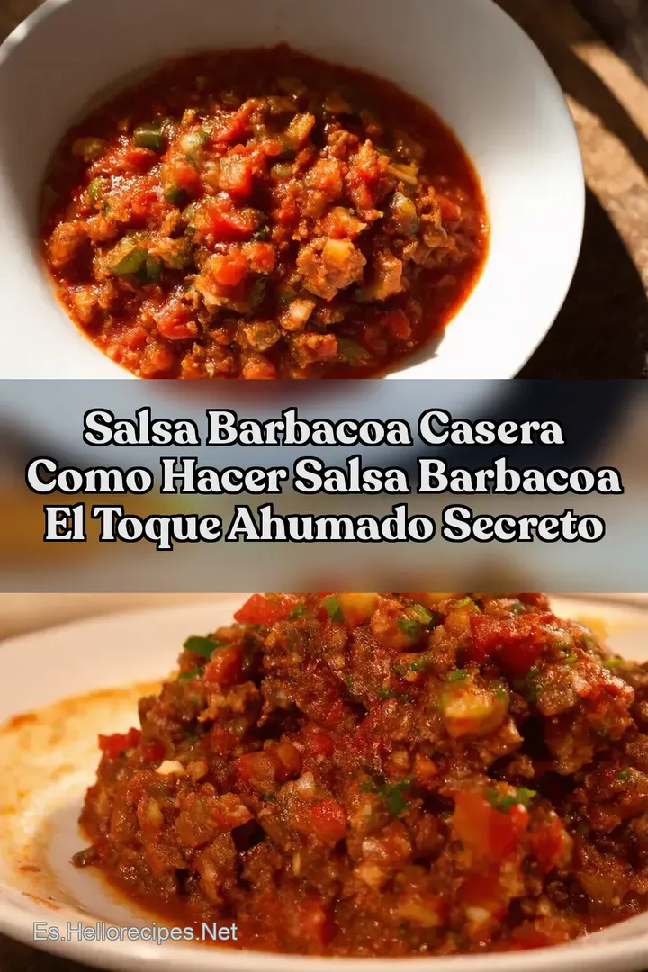 Salsa Barbacoa Casera como hacer salsa barbacoa El Toque Ahumado Secreto
