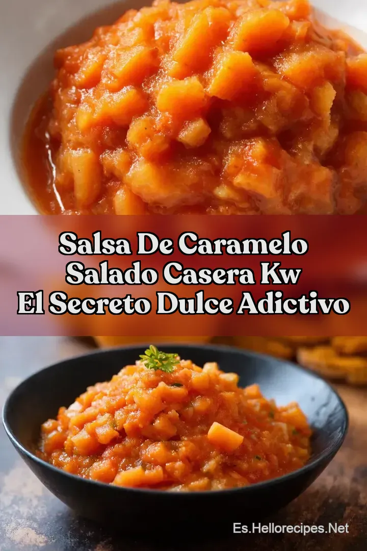 Salsa de Caramelo Salado Casera kw El Secreto Dulce Adictivo