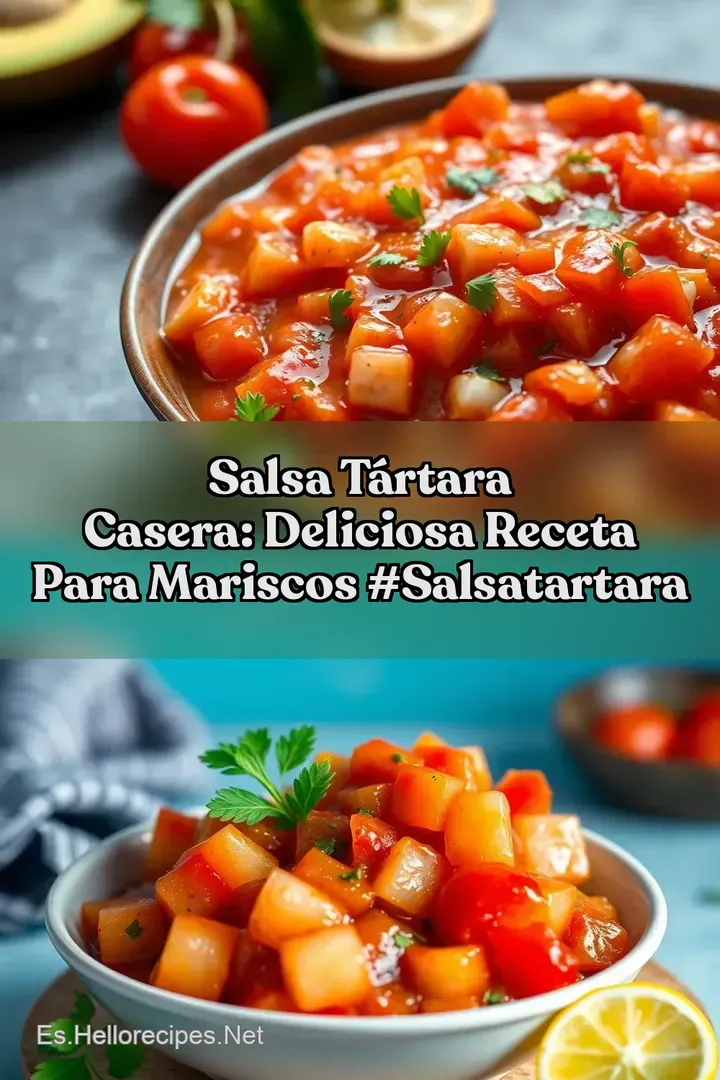 Salsa T&aacute;rtara Casera: Deliciosa Receta para Mariscos #salsatartara