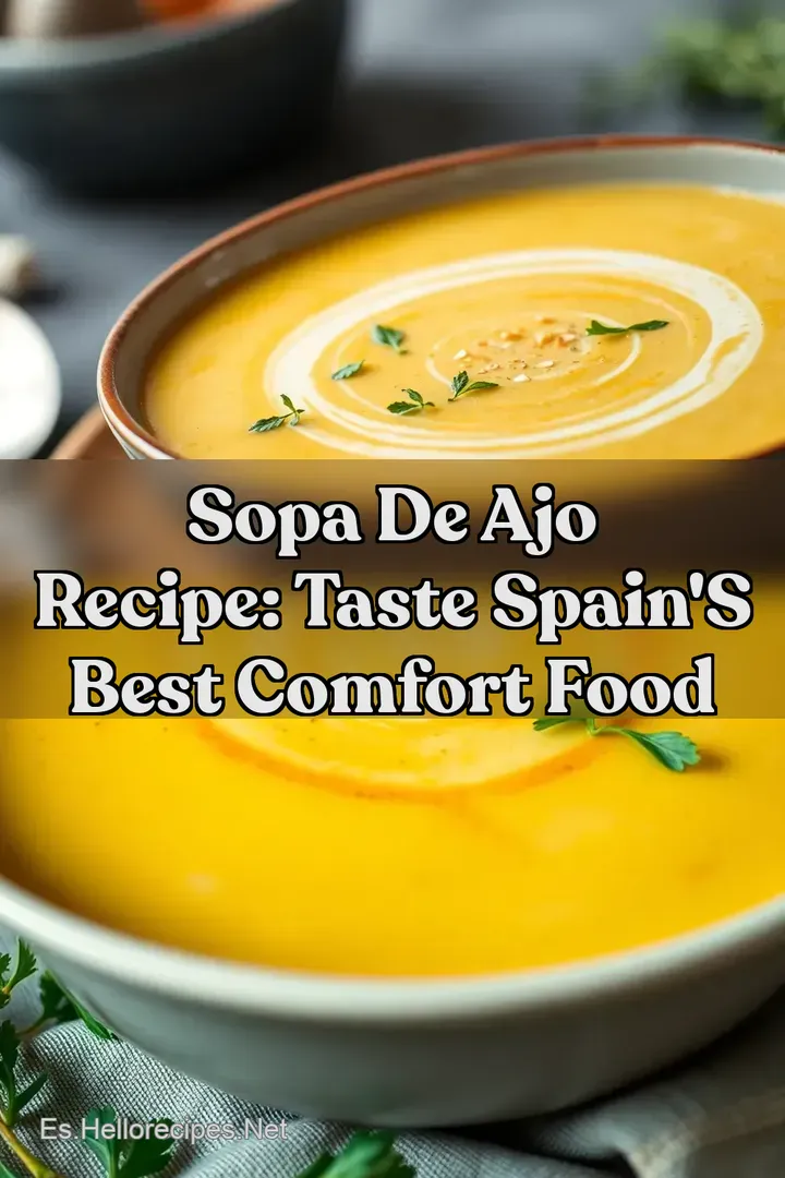 Sopa de Ajo Recipe: Taste Spain s Best Comfort Food