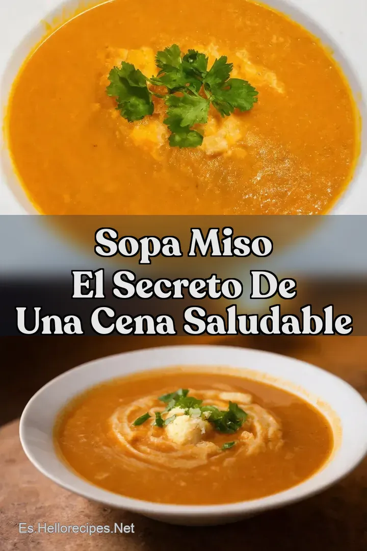 Sopa Miso El Secreto de una Cena Saludable