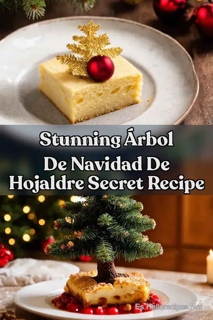 Stunning &Aacute;rbol de Navidad de Hojaldre Secret Recipe