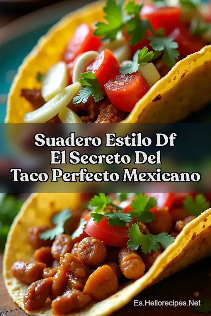 Suadero Estilo DF El Secreto Del Taco Perfecto Mexicano