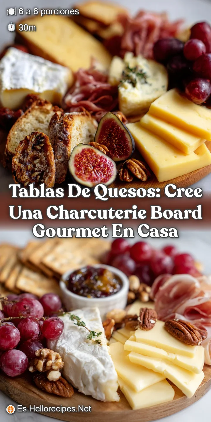 Tablas de Quesos: Cree una Charcuterie Board Gourmet en Casa