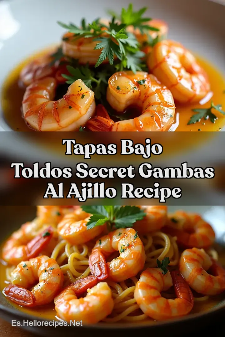 Tapas bajo Toldos Secret Gambas al Ajillo Recipe