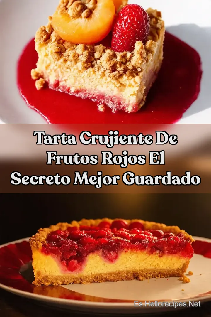 Tarta Crujiente de Frutos Rojos El Secreto Mejor Guardado