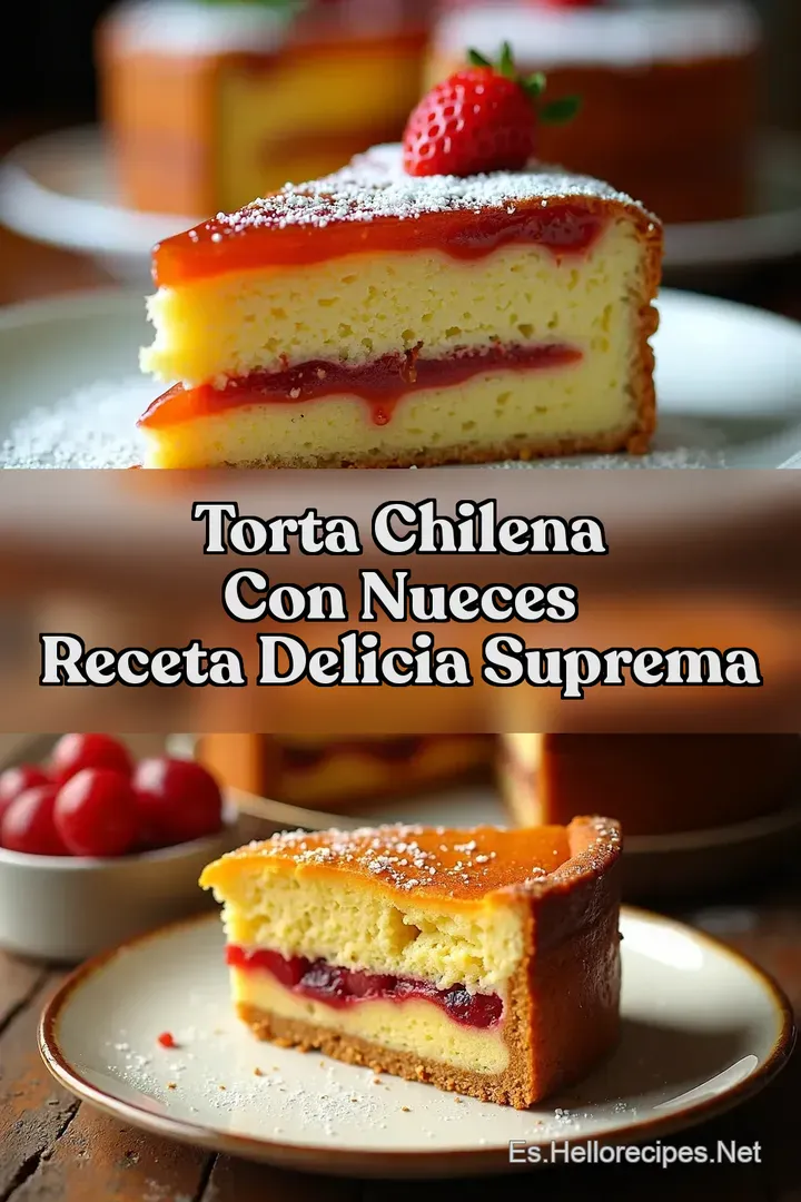 Torta Chilena Con Nueces Receta Delicia Suprema