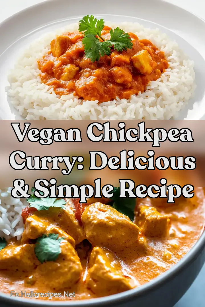 Vegan Chickpea Curry: Delicious & Simple Recipe