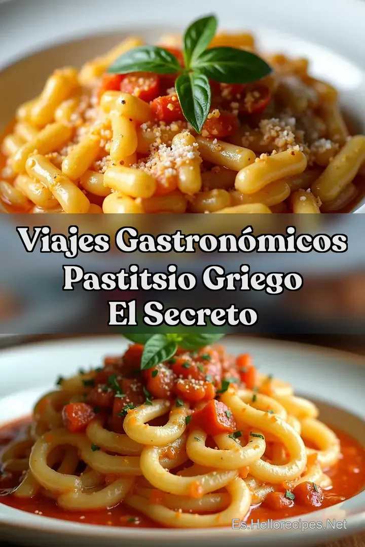 Viajes Gastron&oacute;micos Pastitsio Griego El Secreto