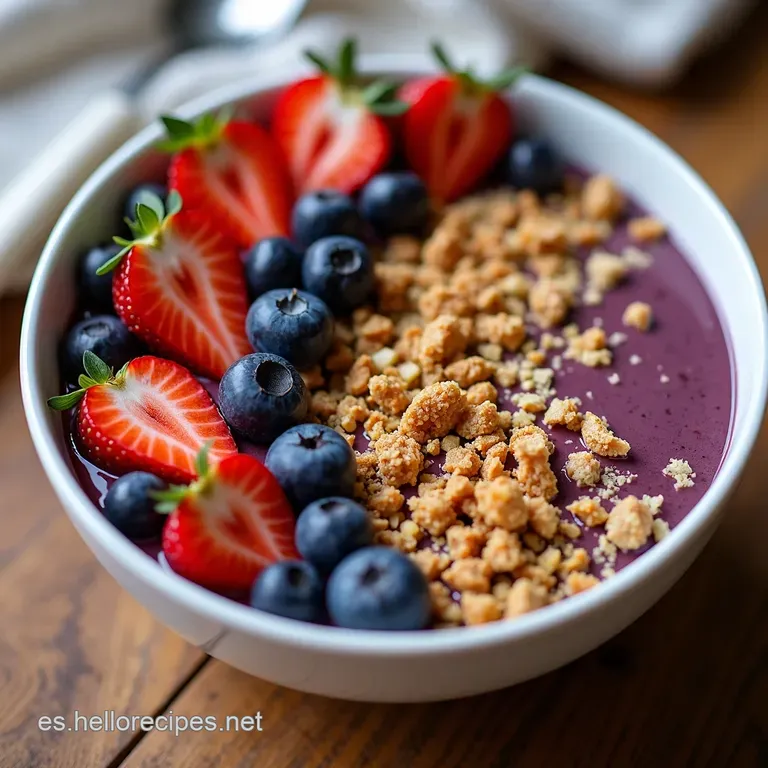 A&ccedil;a&iacute; Bowl Energ&eacute;tico Tu Desayuno Tropical Revitalizante