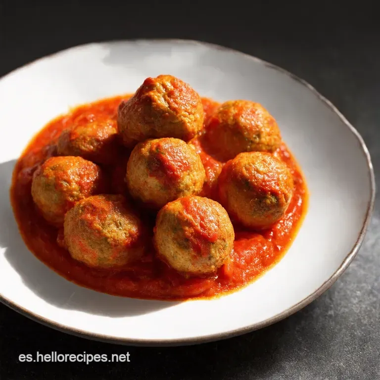 Alb&oacute;ndigas con Tomate a la Espa&ntilde;ola Como las de la Abuela