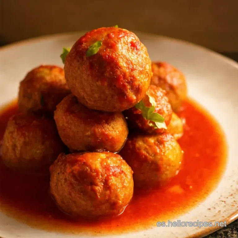 Alb&oacute;ndigas De Berenjena a La Italiana presentation