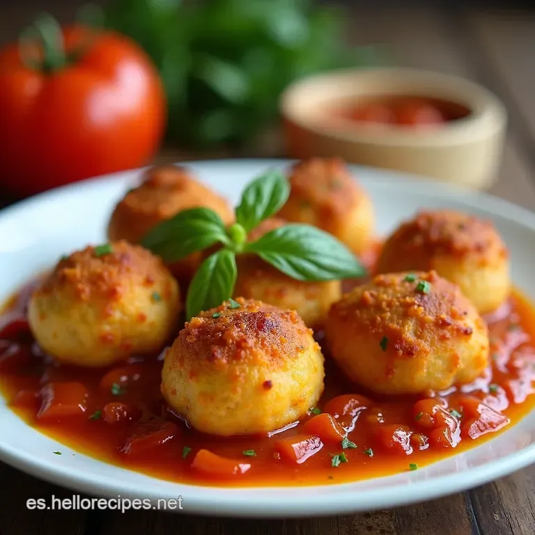 Alb&oacute;ndigas de la Abuela en Salsa de Tomate Cl&aacute;sica