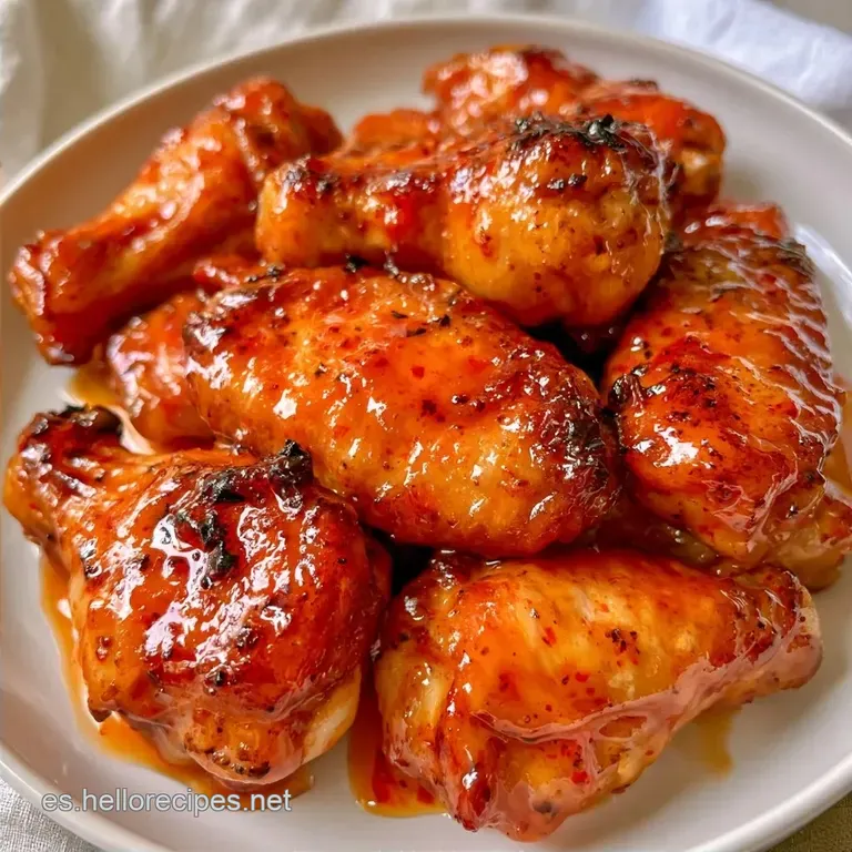 Alitas De Pollo Picantes Al Horno