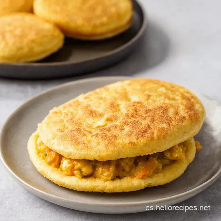 Arepas de Papa Rellenas de Queso