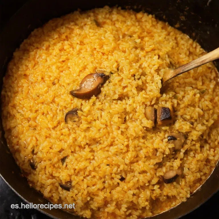 Arroz Con Champi&ntilde;ones Cremoso El Secreto De La Abuela presentation