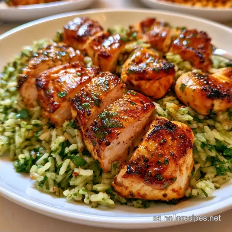 Arroz con Pollo Peruano con Culantro Fresco