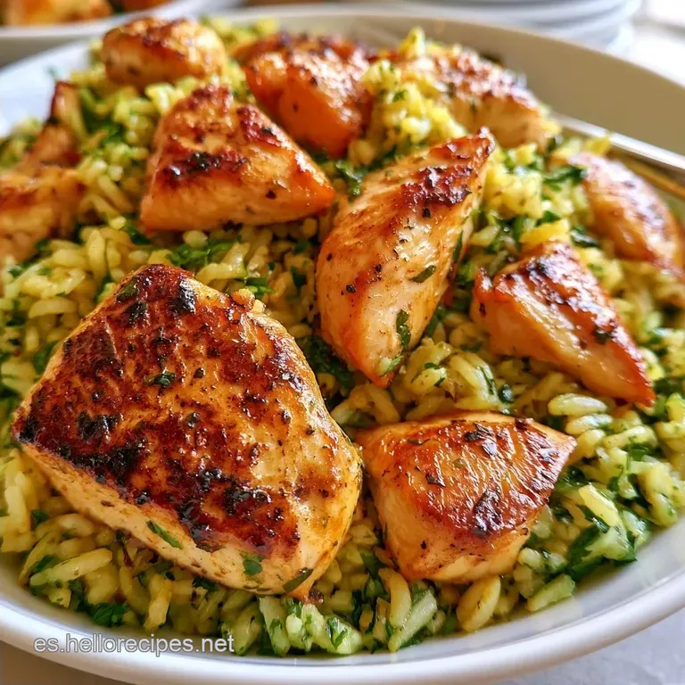 Arroz con Pollo Peruano Tradicional con Cilantro