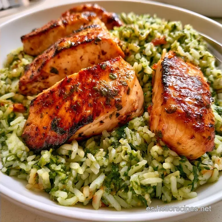 Arroz Con Pollo Peruano Verde en 1 Hora